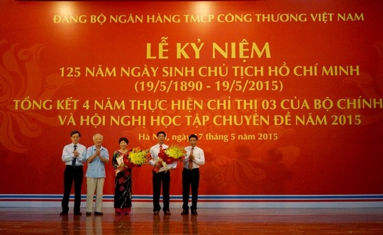 Đảng bộ Vietinbank tổng kết 4 năm thực hiện Chỉ thị 03-CT TW