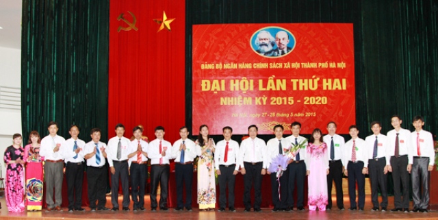 Đại hội Đảng bộ NHCSXH thành phố Hà Nội khóa II nhiệm kỳ 2015-2020
