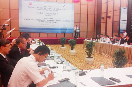 Hội thảo khoa học quốc tế về “Tăng cường hợp tác Việt Nam - Trung Quốc trong vùng Vịnh Bắc Bộ”