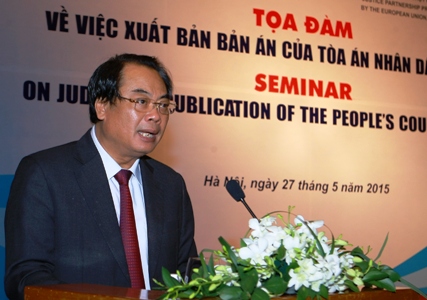Bảo đảm tính minh bạch, công khai các bản án, quyết định của tòa án