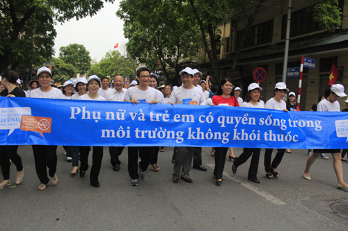 Nhiều quốc gia hưởng ứng Ngày Thế giới không thuốc lá