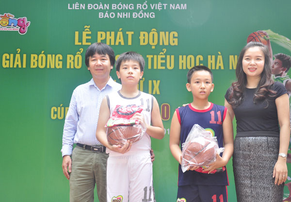 Phát động giải Bóng rổ học sinh Hà Nội lần thứ IX - Cup Milo 2015