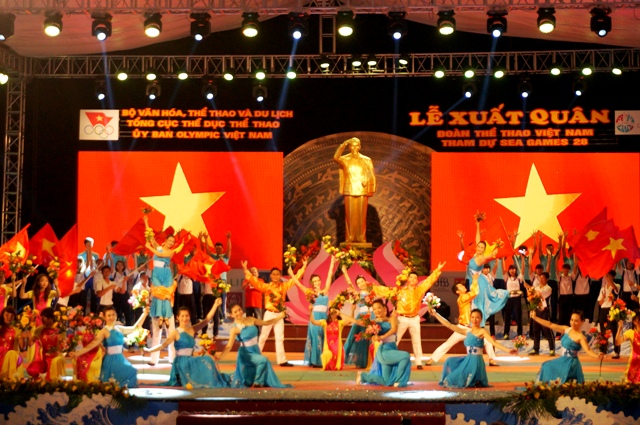 Lễ xuất quân của Đoàn thể thao Việt Nam tham dự SEA Games 28