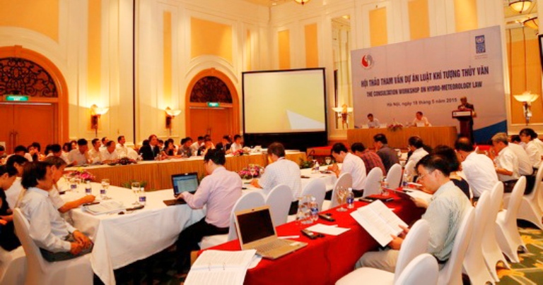 Hội thảo tham vấn dự án Luật Khí tượng thủy văn