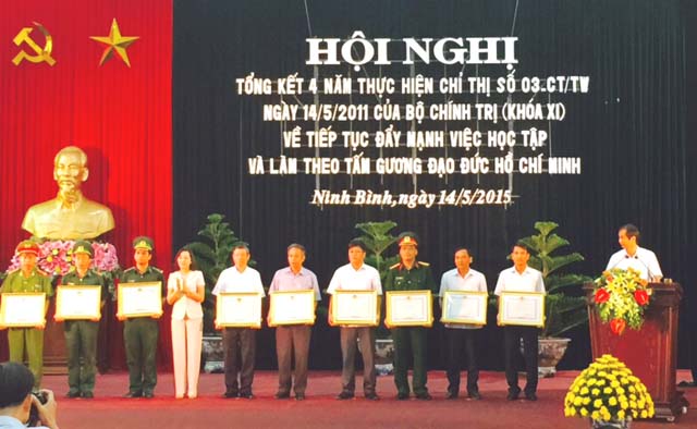 Ninh Bình Chỉ thị 03 tạo chuyển biến rõ rệt trong cán bộ, đảng viên, người đứng đầu