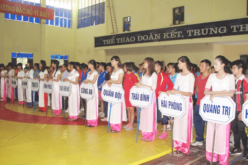 Khai mạc giải vô địch vật cổ điển, tự do tuổi trẻ toàn quốc năm 2015
