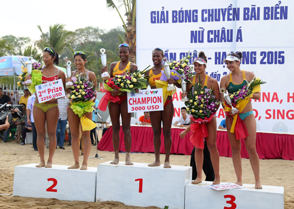 Vanuatu wins 2015 Tuan Chau-Ha Long Asian Women s Beach Volleyball Championship