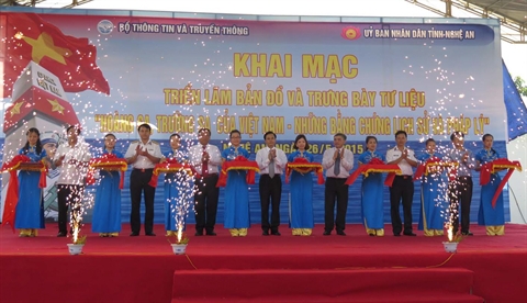 Exposition sur Hoàng Sa et Truong Sa à Nghê An