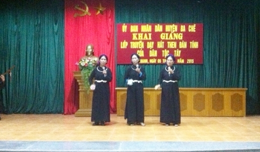 Training course on folklore arts of Tay ethnic group opens in Quang Ninh province