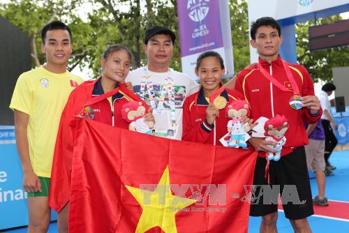 SEA Games 28 Việt Nam đã có 13 huy chương Vàng, xếp thứ 2