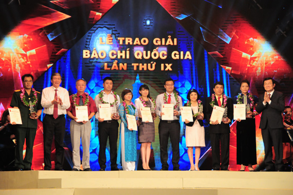 Lễ trao giải Báo chí quốc gia lần thứ 9 năm 2014