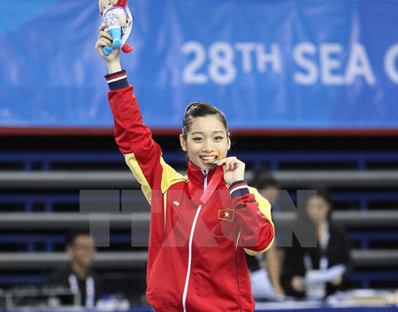 今日第28届东运会越南体育代表团连续夺得7金