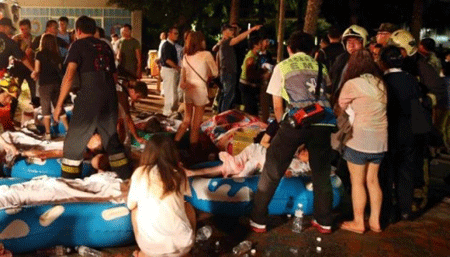 北台湾一游乐园气爆事件：逾500人受伤