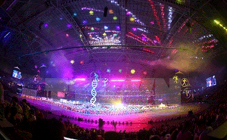 第28届东南亚运动会在新加坡隆重开幕