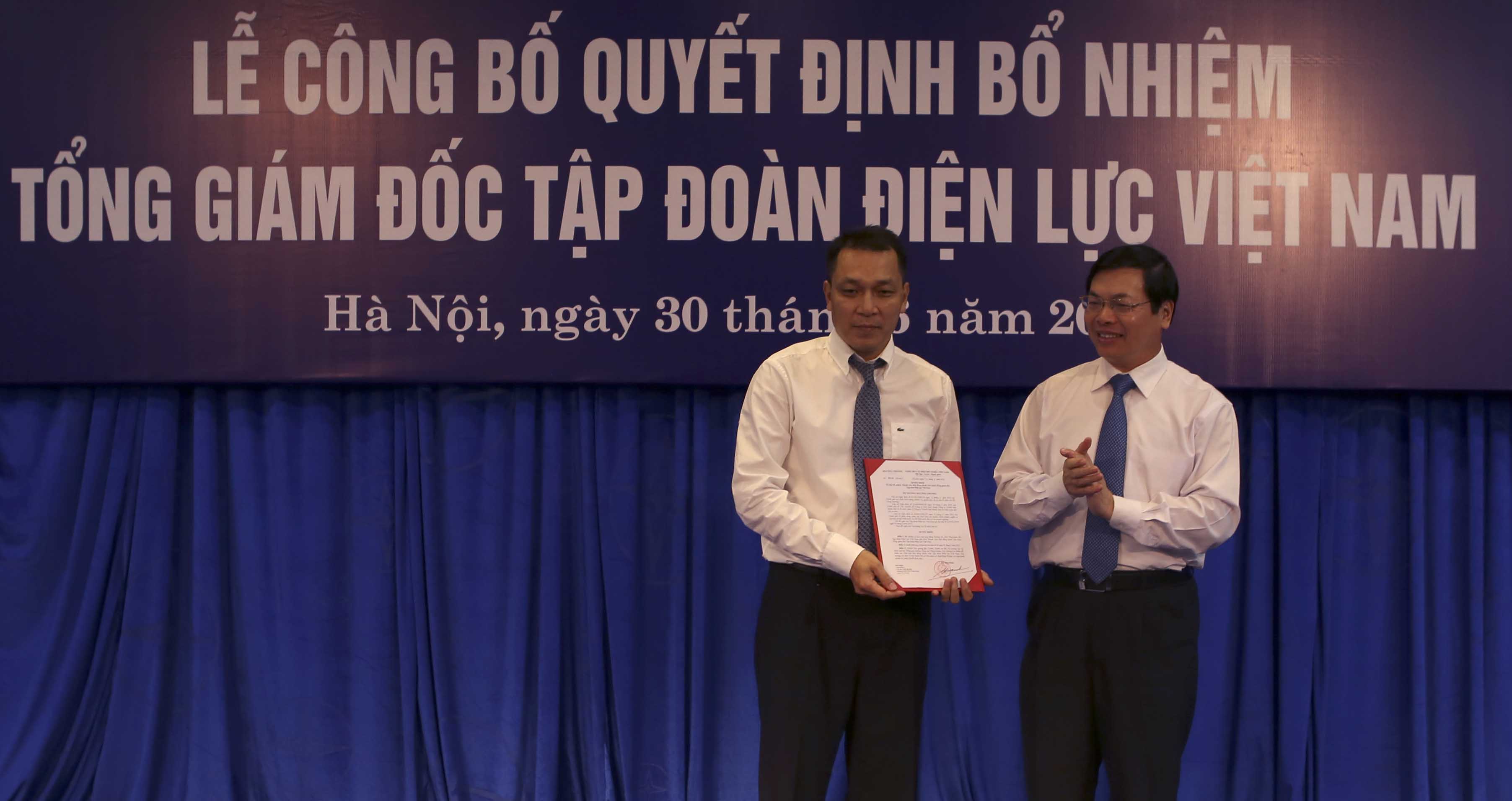 Tập đoàn Điện lực Việt Nam có Tổng Giám đốc mới