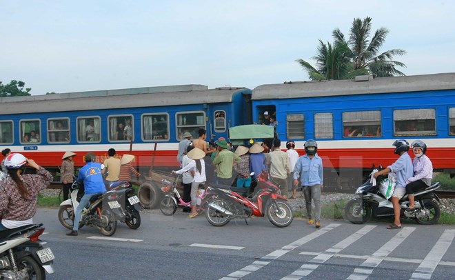 Tai nạn đường sắt tại Bắc Giang khiến một người đi bộ tử vong