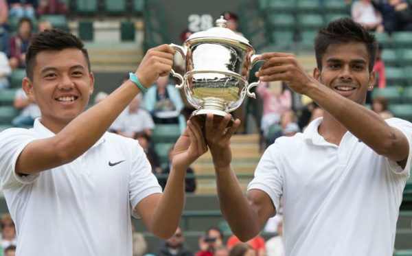 Lý Hoàng Nam vô địch đôi nam giải trẻ Wimbledon 2015