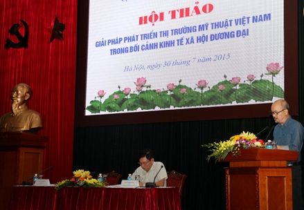 Tìm giải pháp phát triển thị trường mỹ thuật Việt Nam