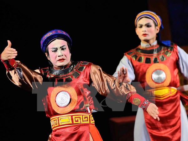 Street s Tuong performances in Da Nang city