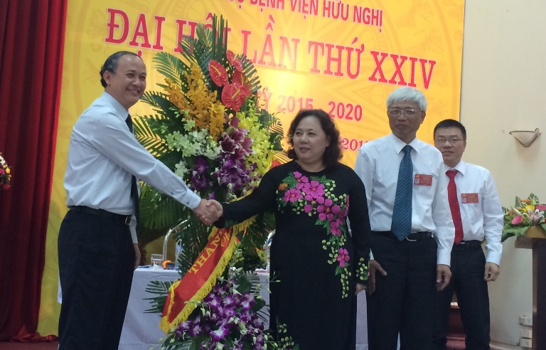 Đại hội Đảng bộ Bệnh viện Hữu Nghị lần thứ XXIV nhiệm kỳ 2015 - 2020