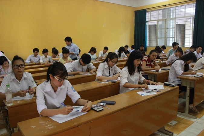 Hà Nội Các thí sinh chính thức bước vào kỳ thi THPT quốc gia