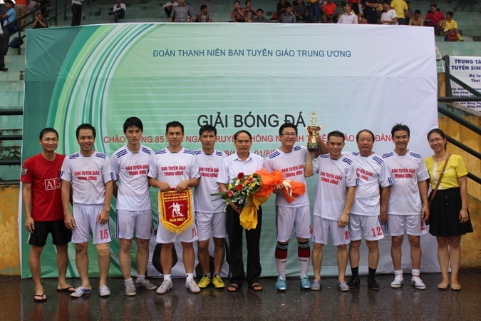Giải bóng đá chào mừng 85 năm Ngày truyền thống ngành Tuyên giáo
