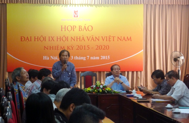 Đại hội Đại biểu toàn quốc Hội Nhà văn Việt Nam lần thứ IX diễn ra từ ngày 9 - 11 7