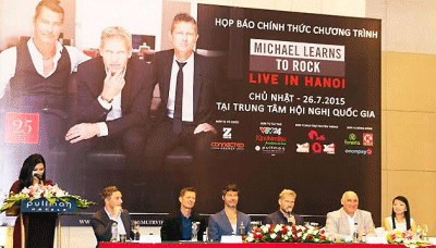 丹麦著名乐队Michael Learns To Rock在越南进行表演