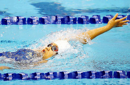 2015年全国青年游泳锦标赛：阮叶芳簪夺两金