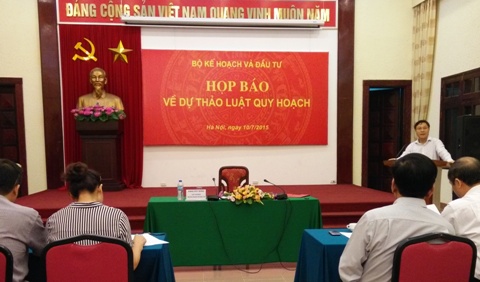Khẩn trương hoàn thiện Dự án Luật quy hoạch