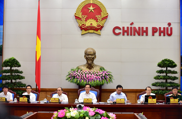 Chính phủ họp phiên chuyên đề về xây dựng pháp luật