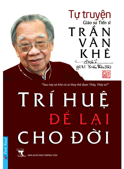Tự truyện của Giáo sư Trần Văn Khê được tái bản lần thứ 6