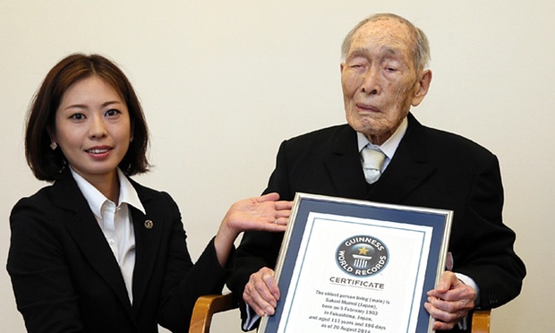 World’s oldest man dies in Japan