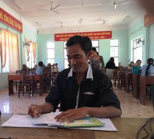 Người Tổ trưởng của buôn làng được mọi người quý mến