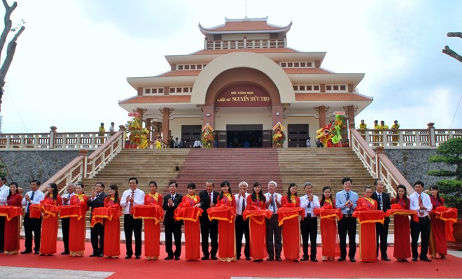 Nguyen Huu Tho memorial site inaugurated in Long An province