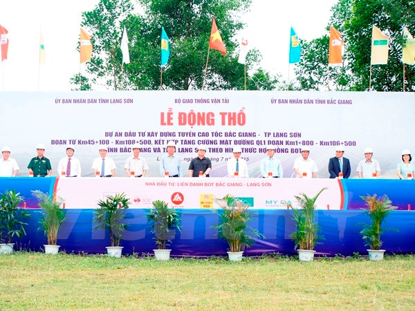 Động thổ Dự án đầu tư xây dựng tuyến cao tốc Bắc Giang – TP Lạng Sơn