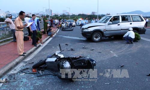 Đà Nẵng Tai nạn giao thông trên cầu Thuận Phước làm 3 người chết
