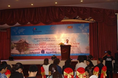 - Atelier de formation professionnelle sur le tourisme à HCM-Ville