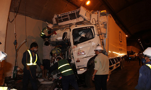 Tai nạn giao thông tại hầm đường bộ Hải Vân khiến 1 người chết, 1 người bị thương