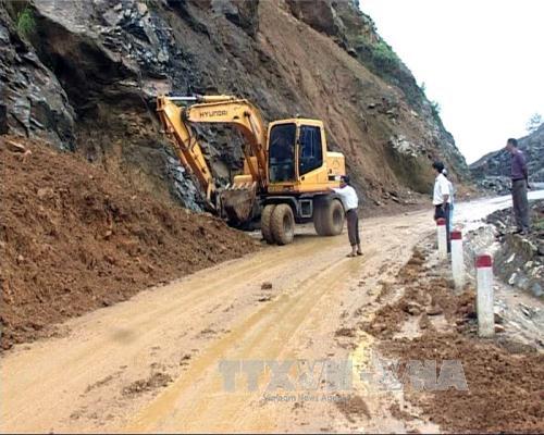 Bắc Kạn khẩn trương khắc phục sạt lở các tuyến đường