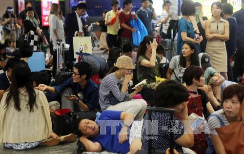 Bão Goni đổ bộ đảo Kyushu của Nhật Bản, ít nhất 20 người bị thương