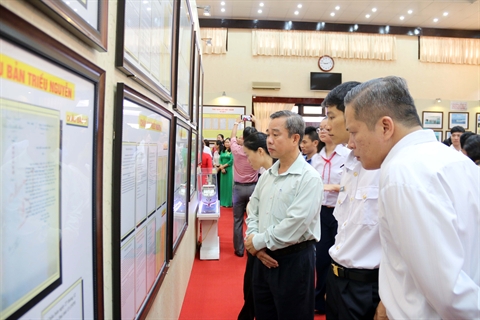 Ouverture d une exposition sur Hoàng Sa et Truong Sa à Vung Tàu