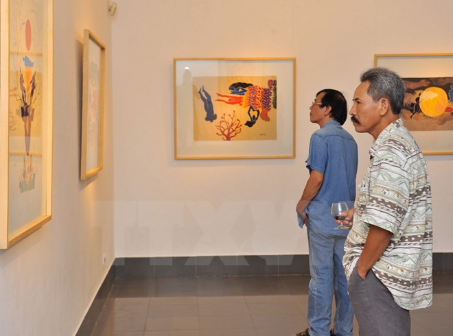 - Ouverture d’une exposition de beaux-arts du delta du Fleuve rouge