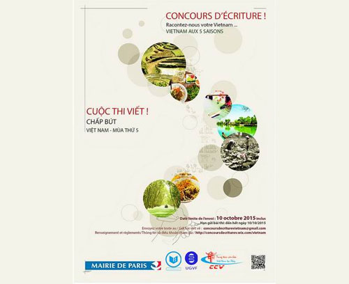 “Vietnam – the 5th Season” writing contest launched in France