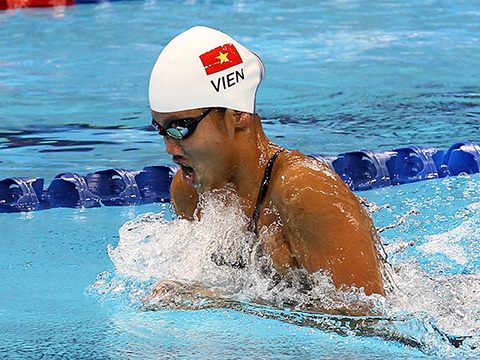 - Mondial Anh Vien éliminée en demi-finale du 200m quatre nages