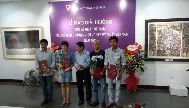 Trao giải thưởng Hội Mỹ thuật Việt Nam năm 2015