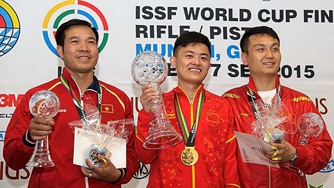 Tir Hoàng Xuân Vinh remporte une médaille d’argent à Munich