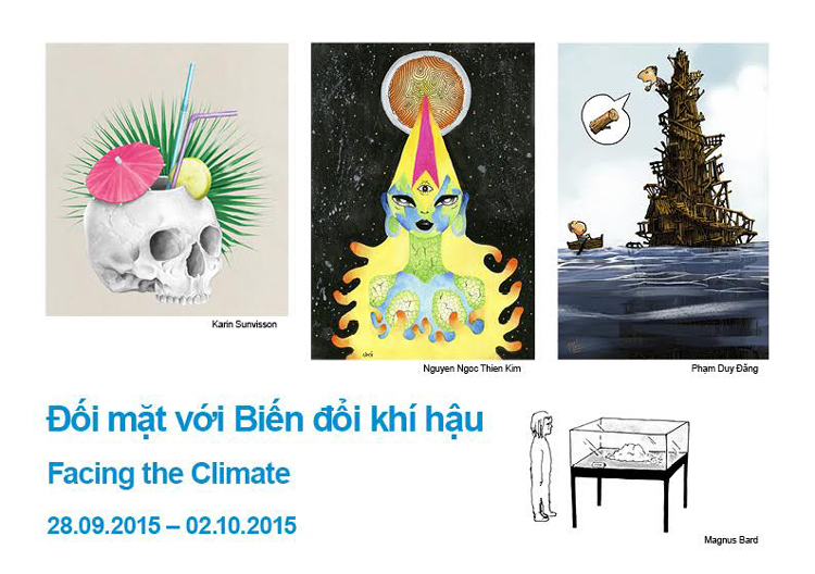 Dérèglement climatique  exposition de dessins satiriques