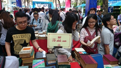 Chợ phiên sách cũ tiếp tục được triển khai tại TP Hồ Chí Minh
