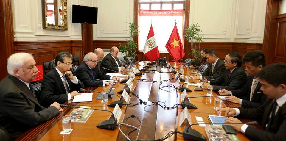 Tăng cường thúc đẩy quan hệ hợp tác giữa Việt Nam và Peru